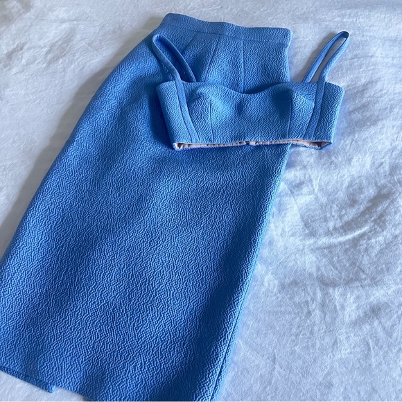 Emilia Wickstead light blue two piece set - UK6 / US00 - Picture 3 of 11